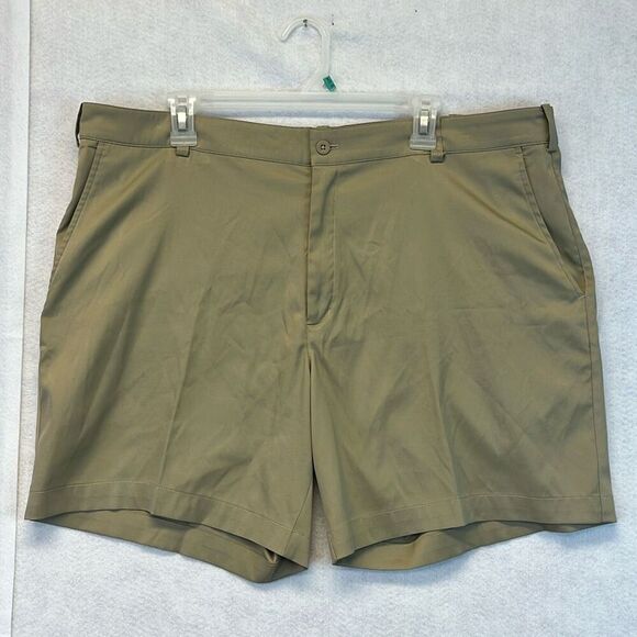 NIKE Shorts Men's Size 40 Beige Golf Tour Performance Dri-Fit High-Rise Stretch - Picture 1 of 14